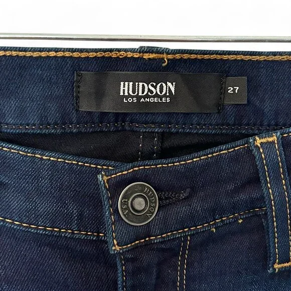 NWT! Hudson ‘Nico Midrise Bootcut’ Dark Wash Jeans - Picture 8 of 11